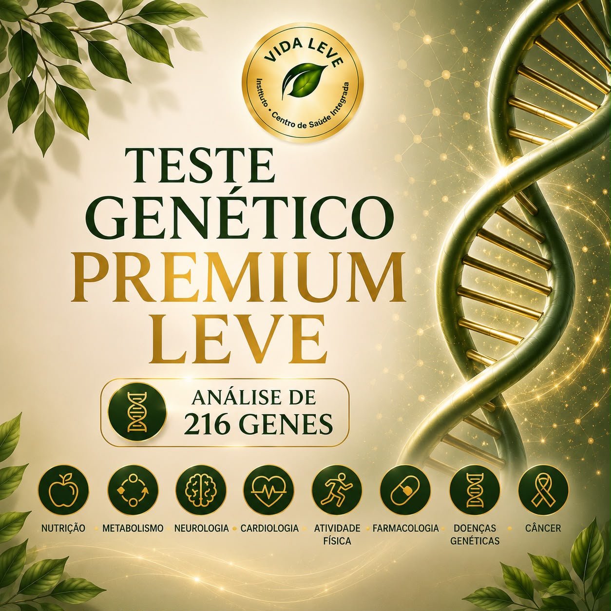 TESTE GENÉTICO PREMIUM LEVE