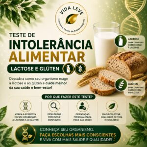 TESTE INTOLERÂNCIA ALIMENTAR